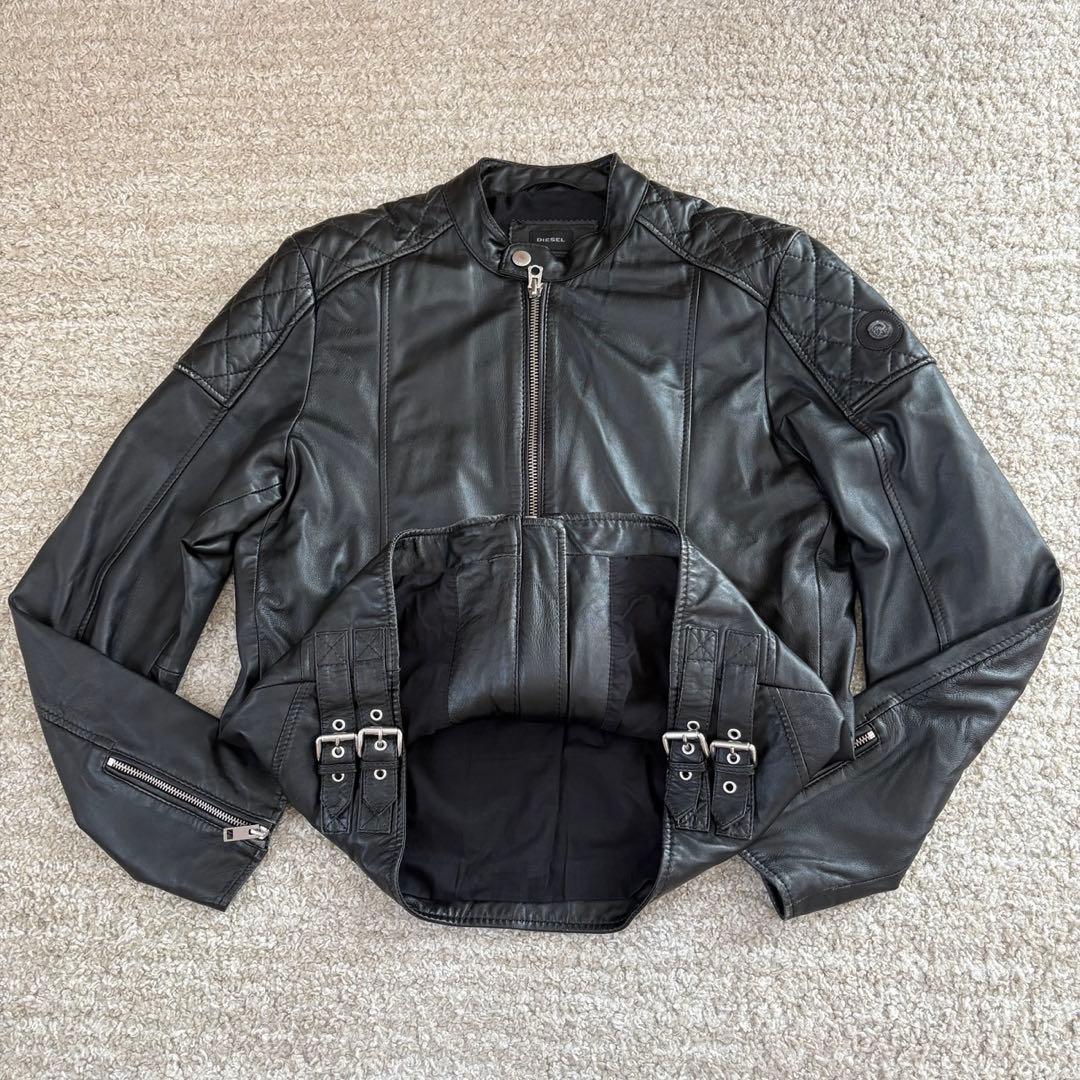DIESEL ディーゼル　レザージャケット　ライダース　羊革100％