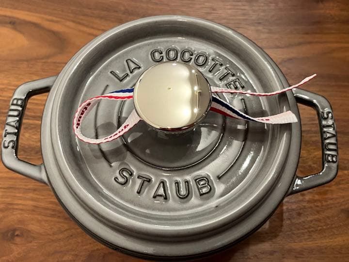 ストウブ⭐︎ ストウブ　ピコ・ココットラウンド　グレー