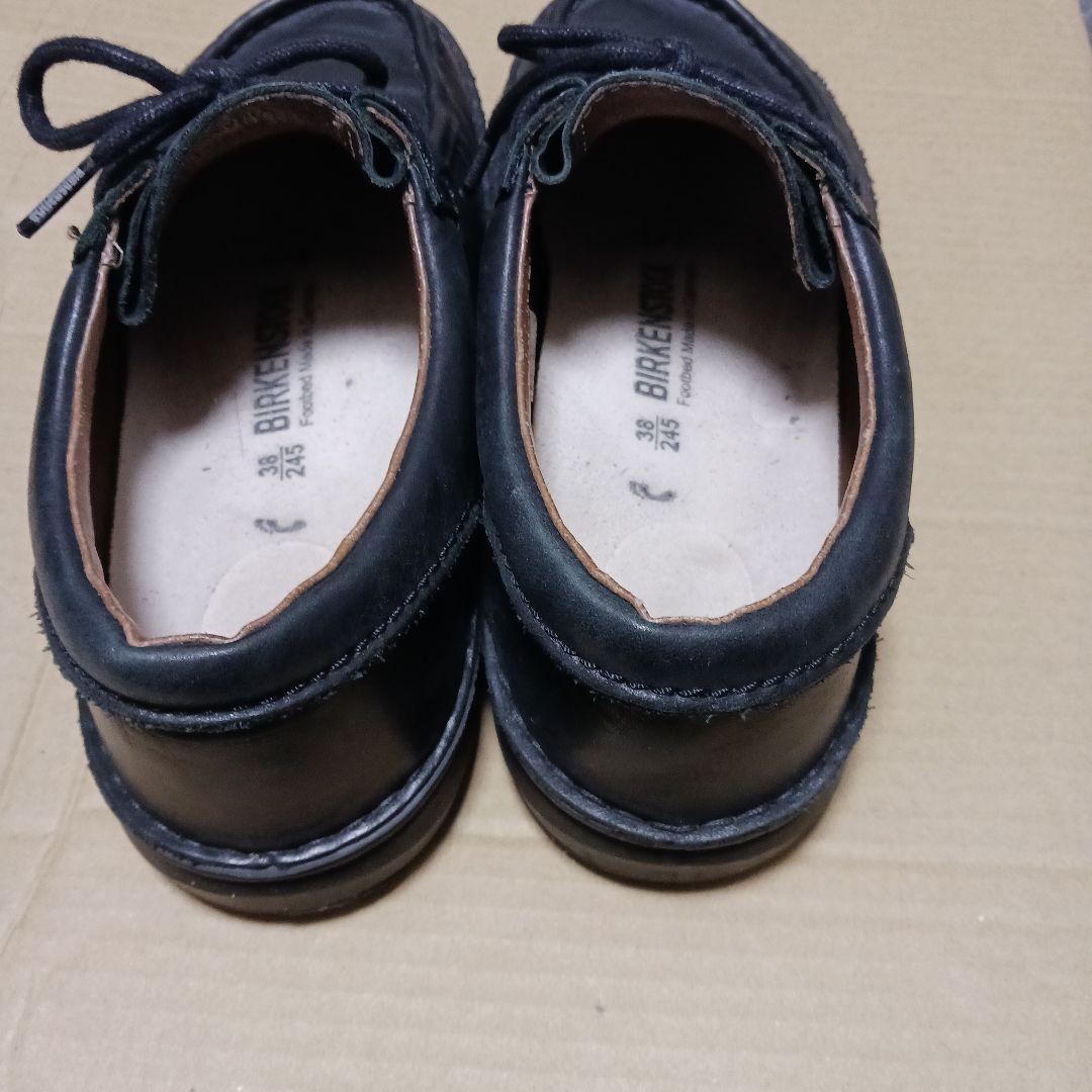 BIRKENSTOCK　 ブラックレザー 　パサデナ 38 24.5センチ