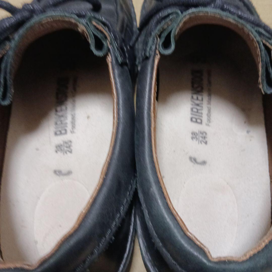 BIRKENSTOCK　 ブラックレザー 　パサデナ 38 24.5センチ
