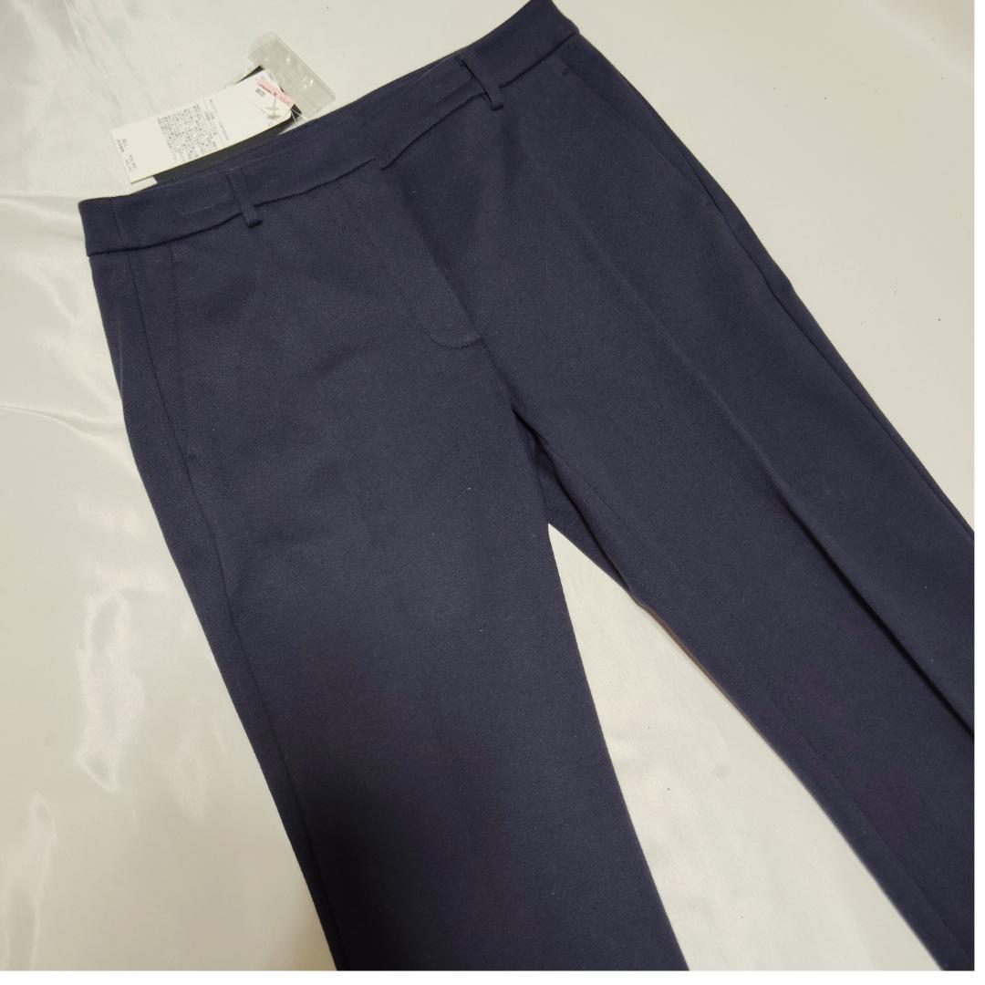 新品◆マックスマーラ M 紺ブレ パンツスーツ セットアップ 金ボタン