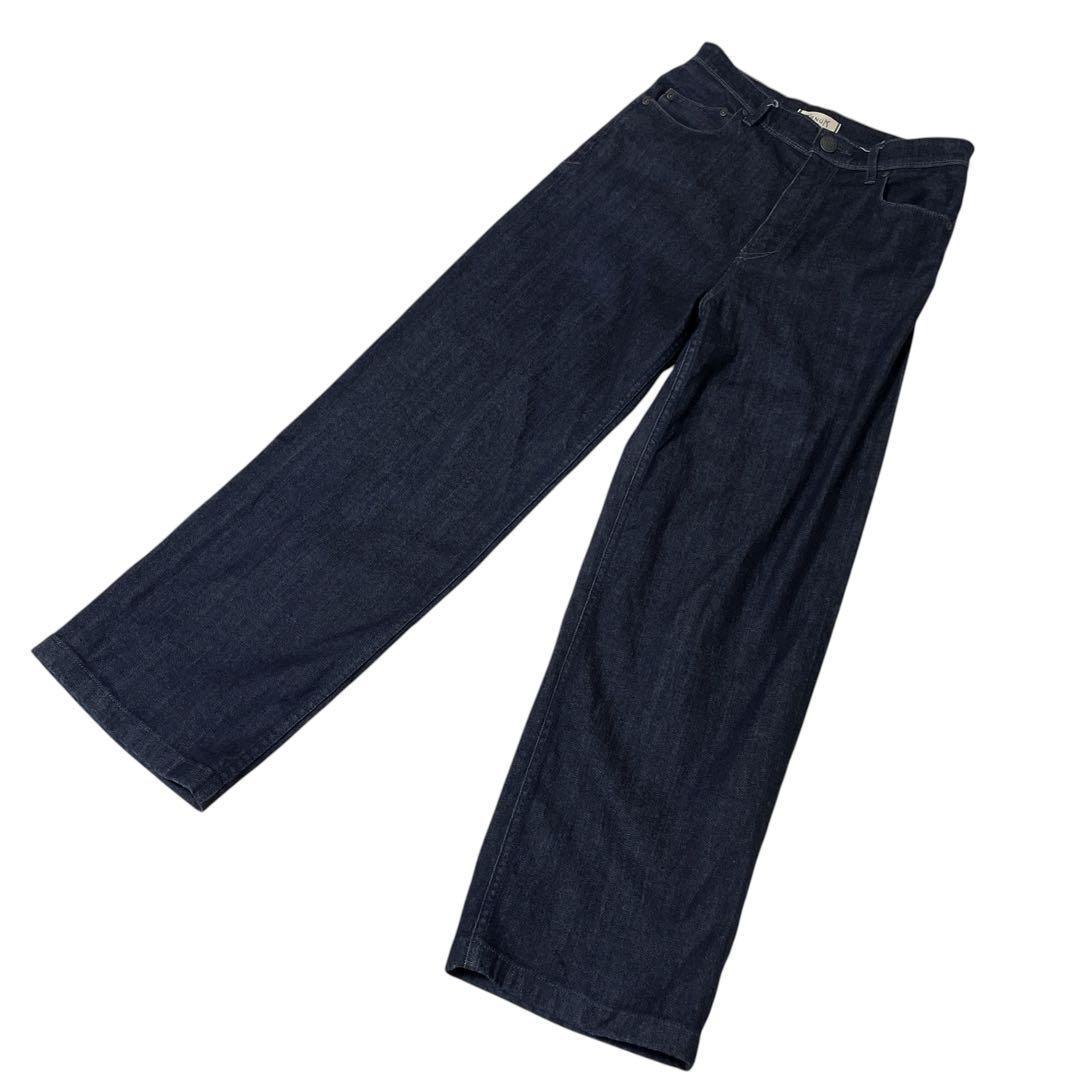 【美品】YANUK LILITH 57103070 ワイドデニム Ｗ26