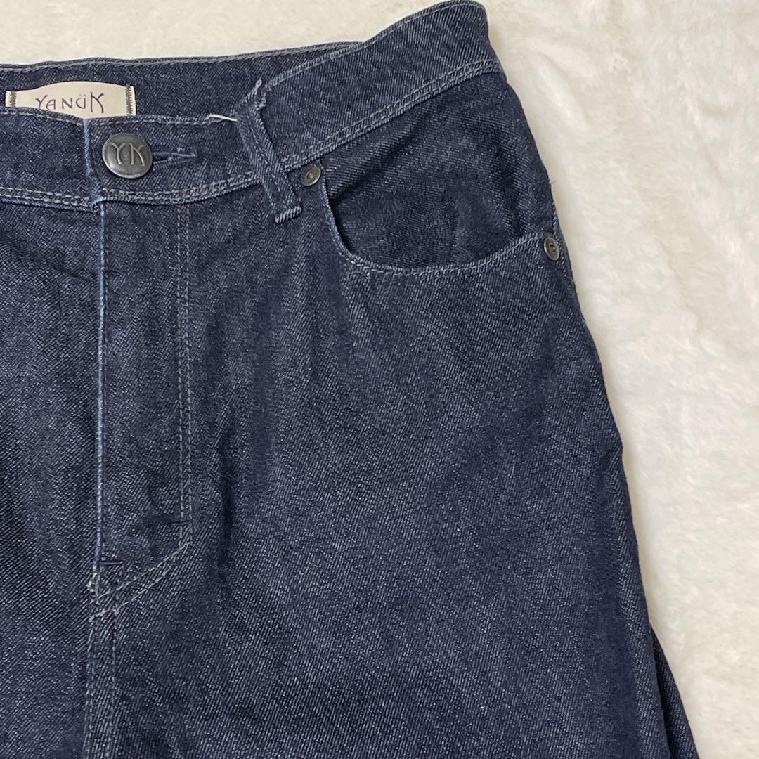 【美品】YANUK LILITH 57103070 ワイドデニム Ｗ26