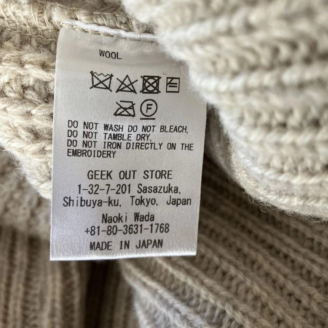 美品GEEK OUT STORE C.P company エルボーパッチニットL