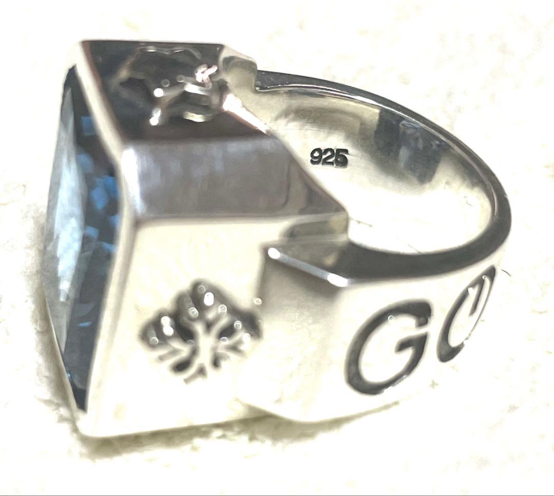 GOD リング✨️ブルー✨️シルバー925