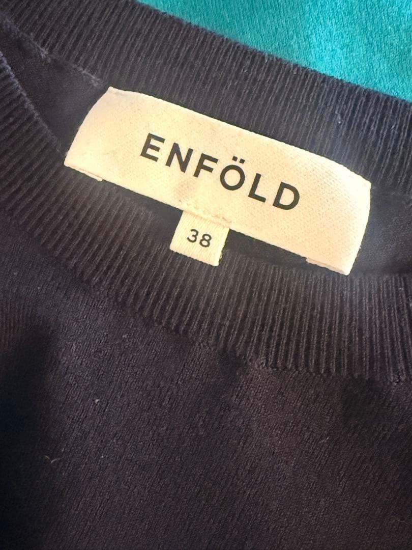 ENFOLD エンフォルド　LAYERED PULLOVER