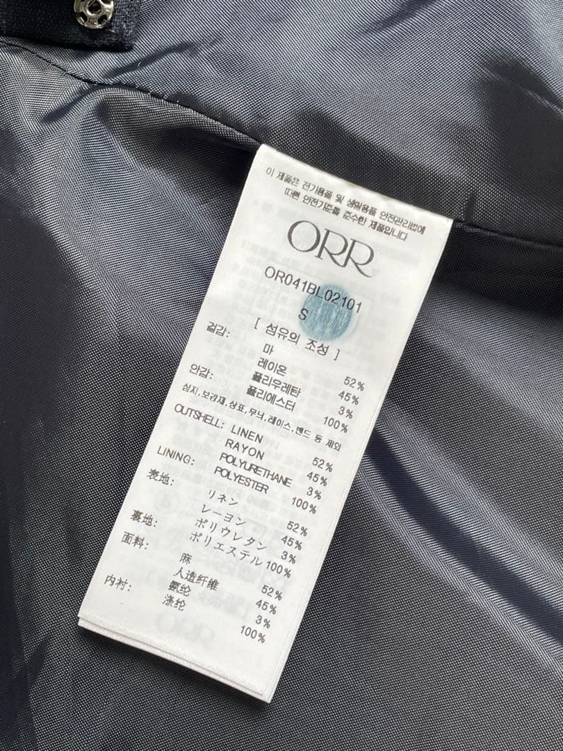 ORR ネイビー サイズS 着用回数3回