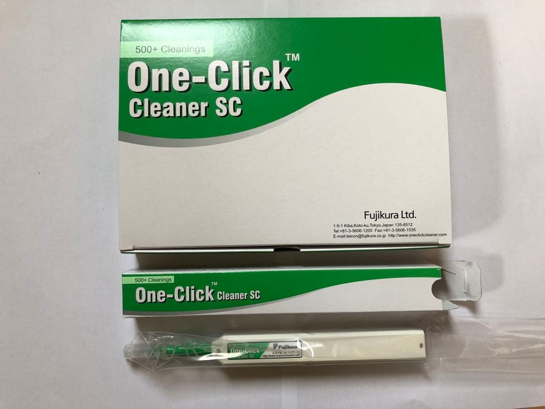光コネクタクリーナ　One-Click Cleaner D-LC 5個　SC5個