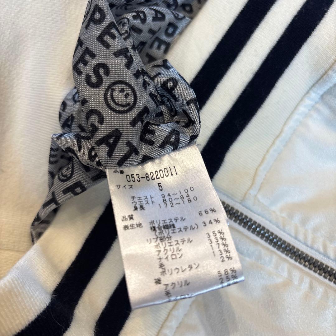 PEARLY GATES★オシャレなビッグロゴ スエードジャケット5★ニコちゃん