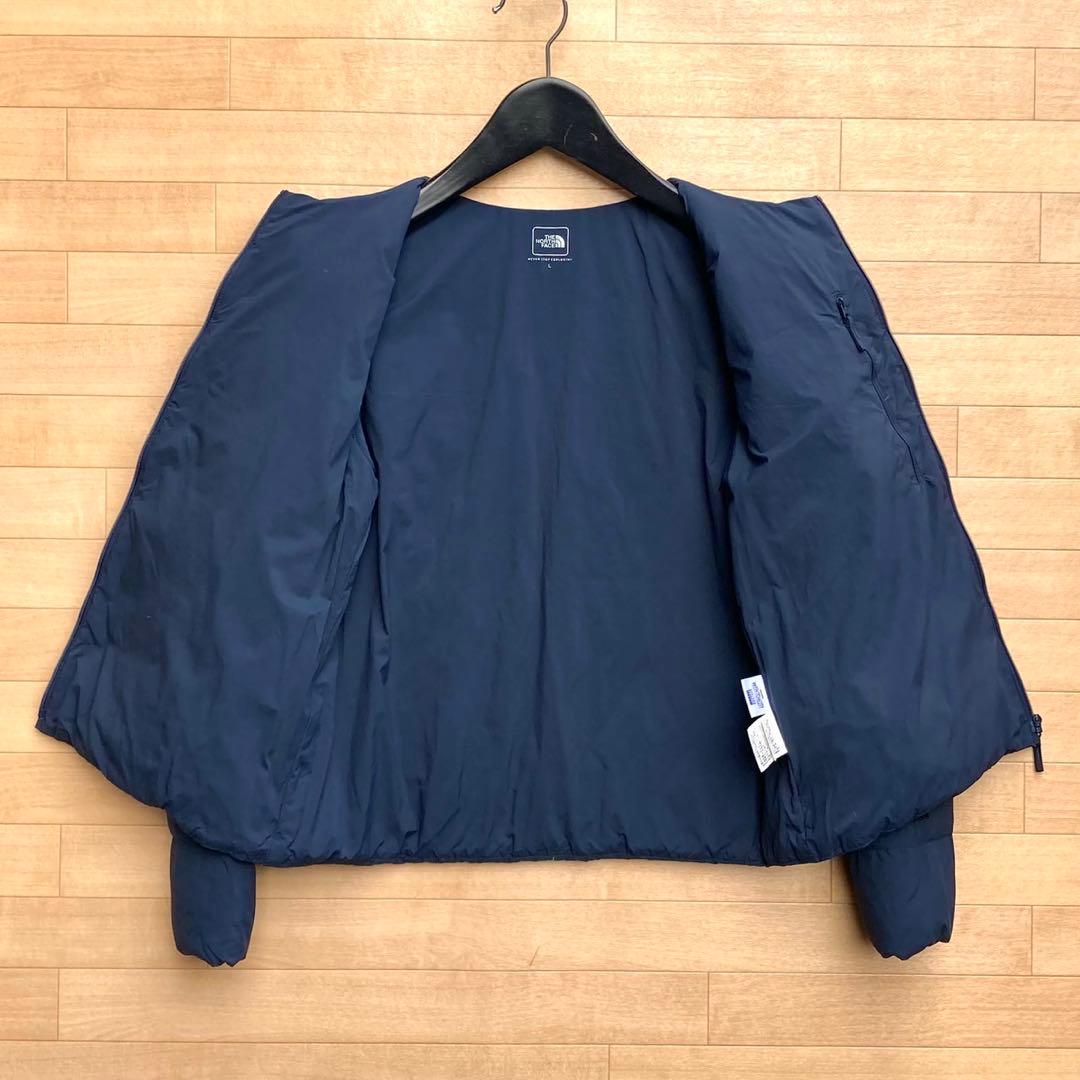 美品 L ザ ノースフェイス ダウンジャケット ボードウォークカーディガン