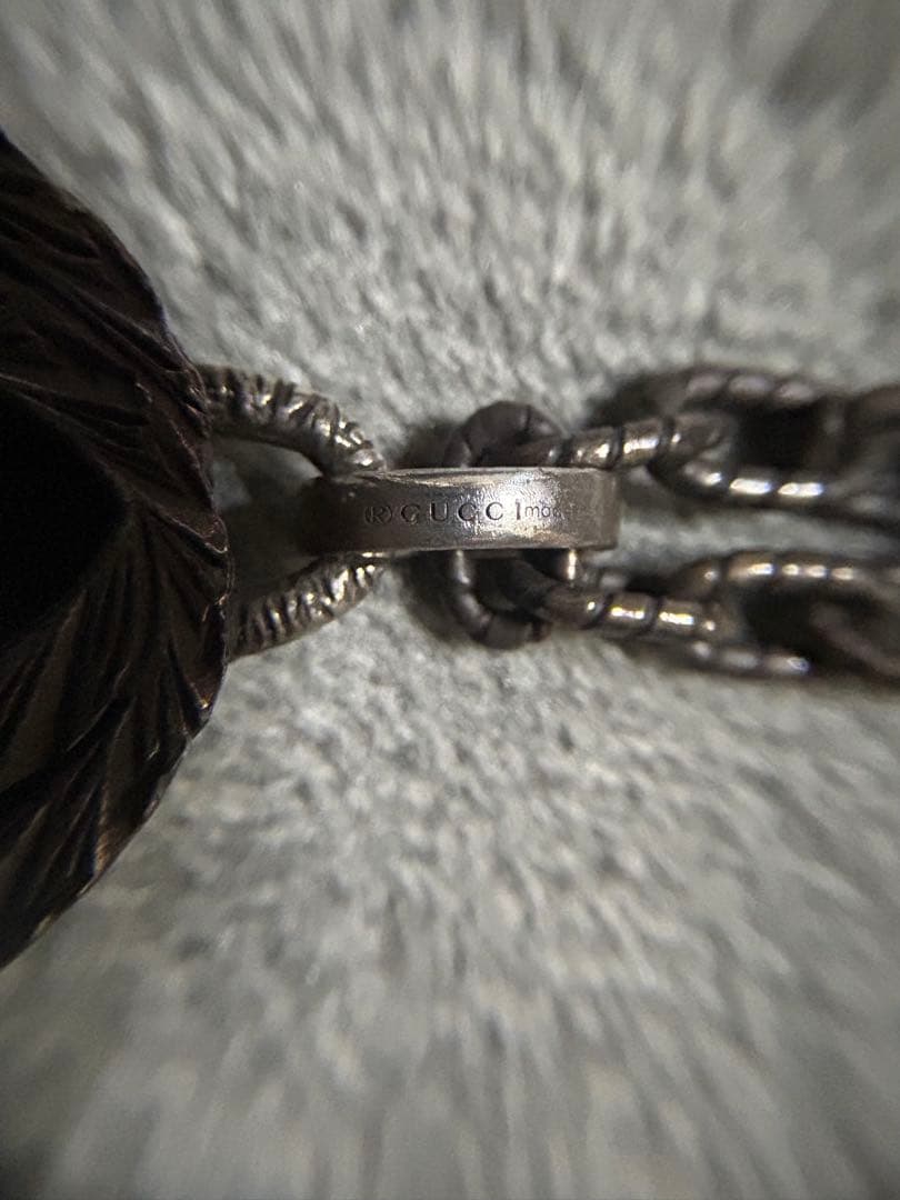 GUCCI ネックレス インターロッキングG ペンダント　シルバー925