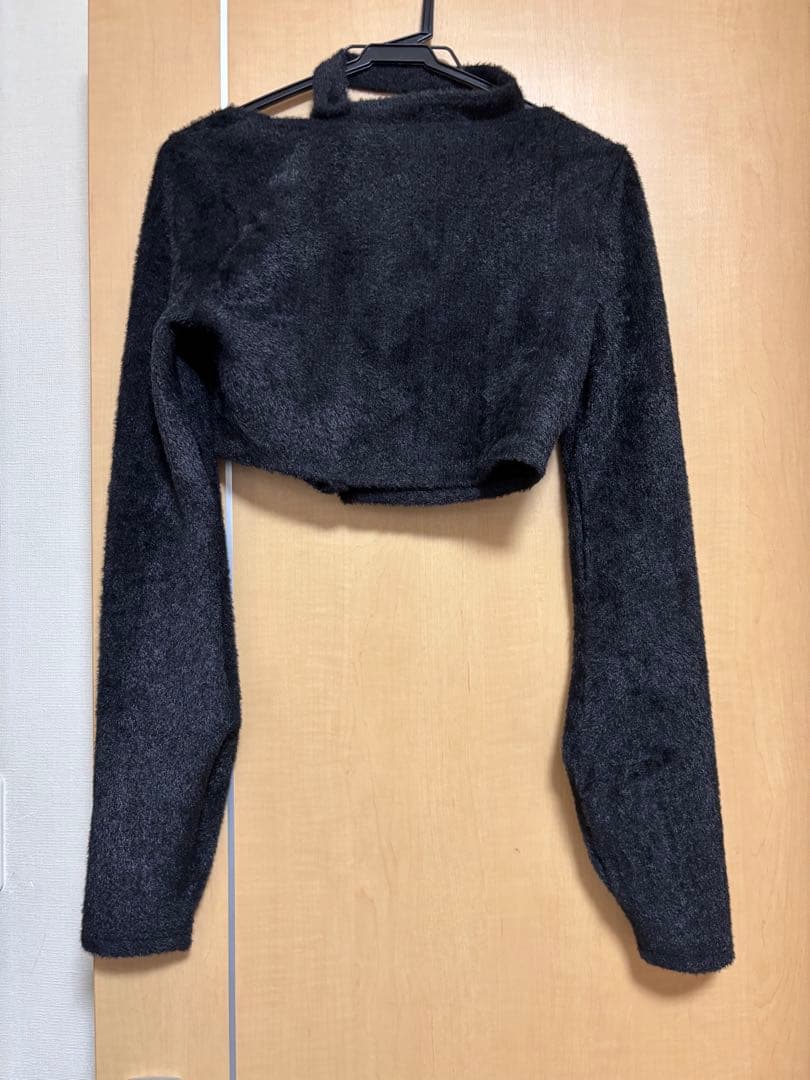 BunnyLis ファーボレロ×チェックミニワンピ