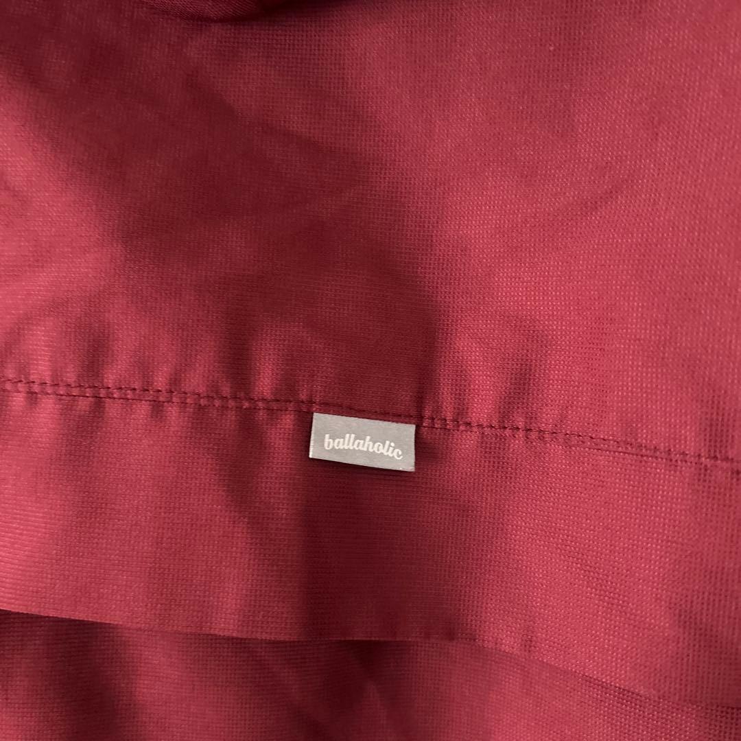 BALLAHOLIC ナイロンパーカー　バーガンディ　Lサイズ