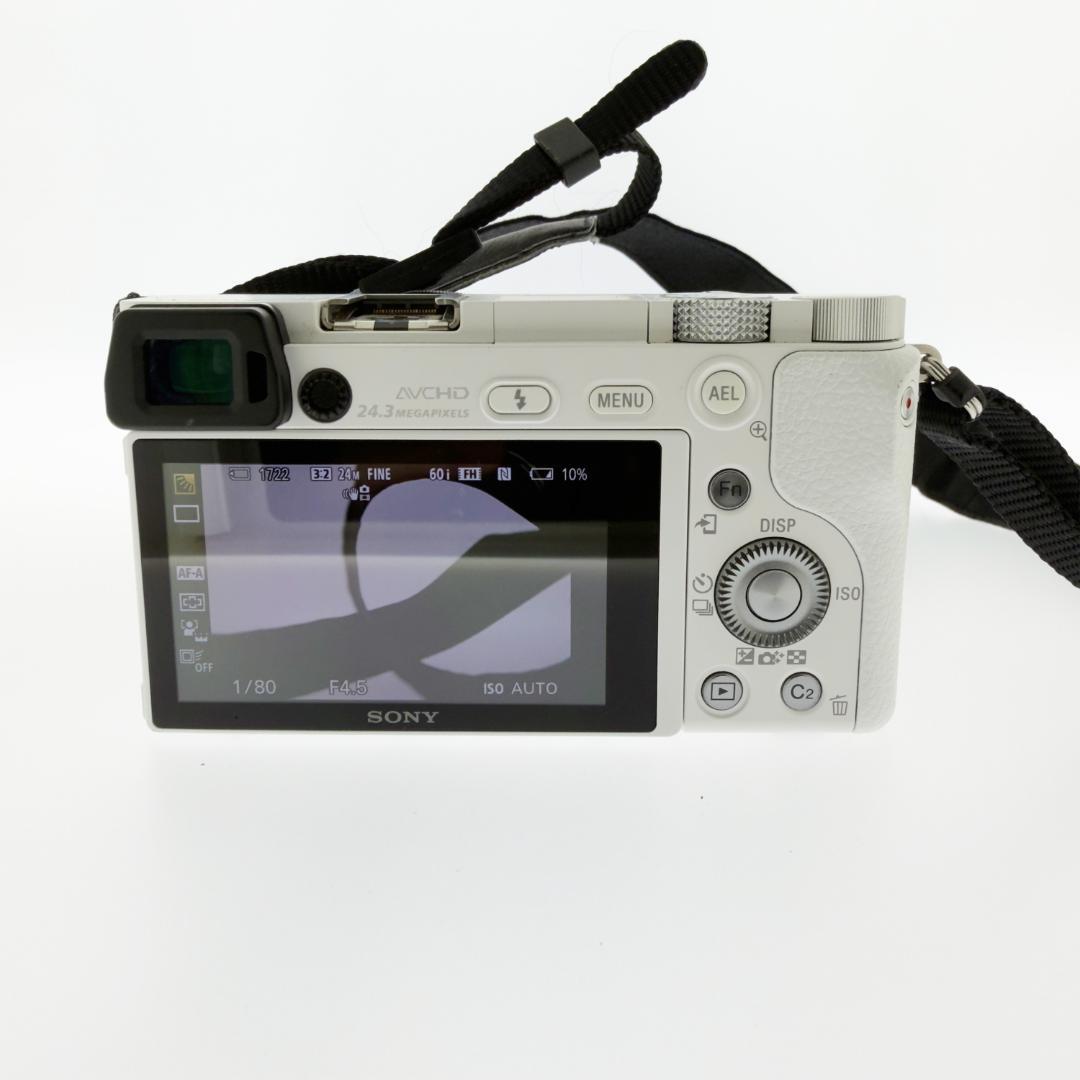 [美品] 極少ショット SONYα6000 ILCE-6000Y ダブルズーム