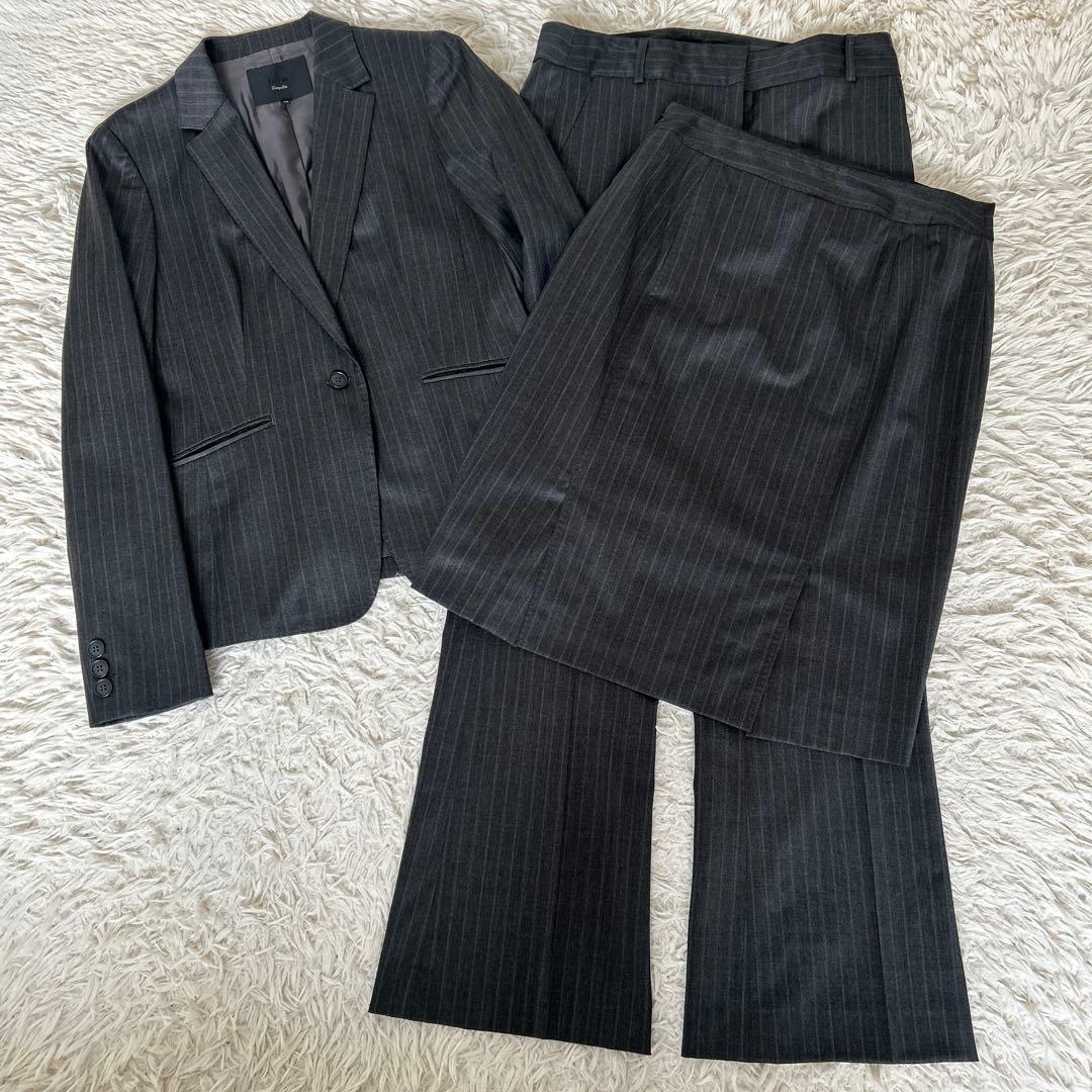 美品　アイシービー　スーツ　高級ライン　パンツスースカート　42 40