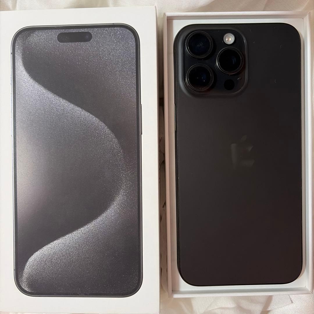 iPhone15promax 256GB ブラックチタニウム