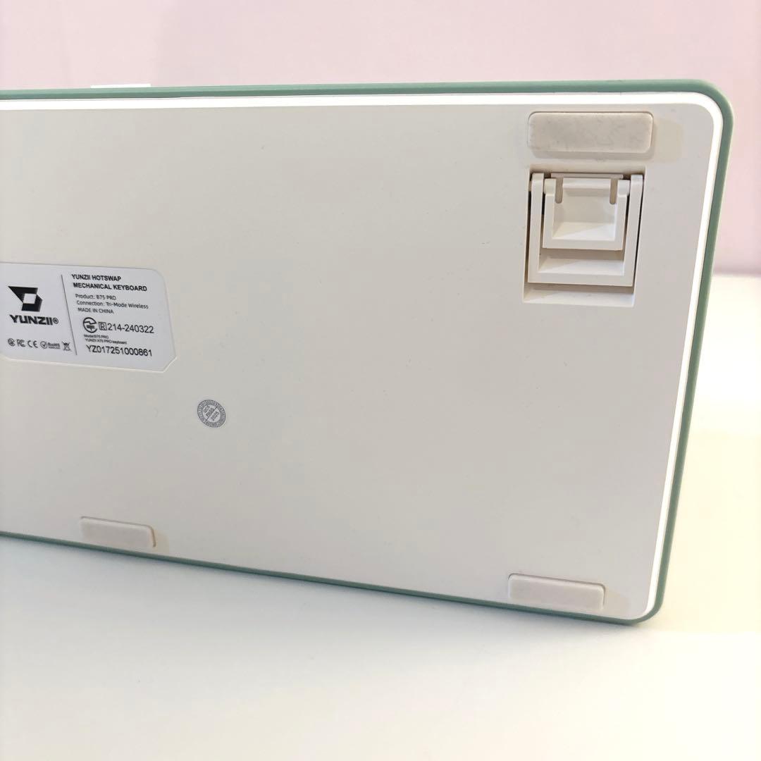 美品＊YUNZII B75 Pro キーボード＊グリーン