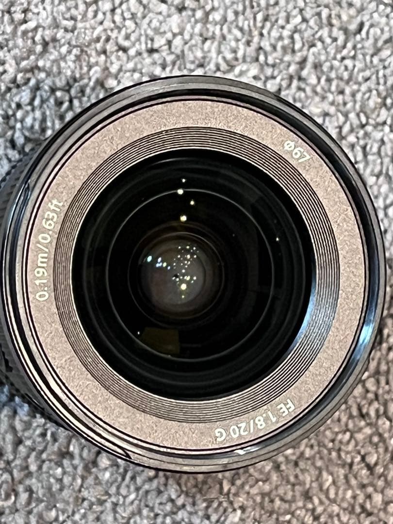 SONY FE 20mm F1.8 G フード/前後キャップ付 箱なし