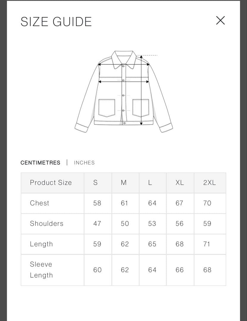 トップス MUTIMER RAW DENIM JACKET