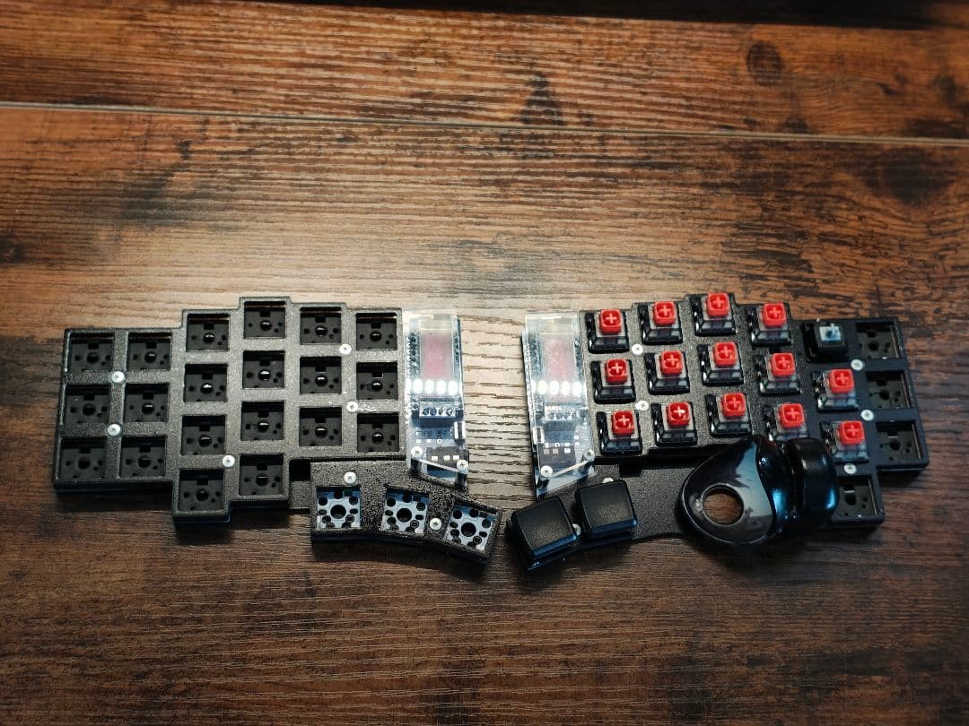 【分離キーボード】Keyball44【一部キー反応なし】