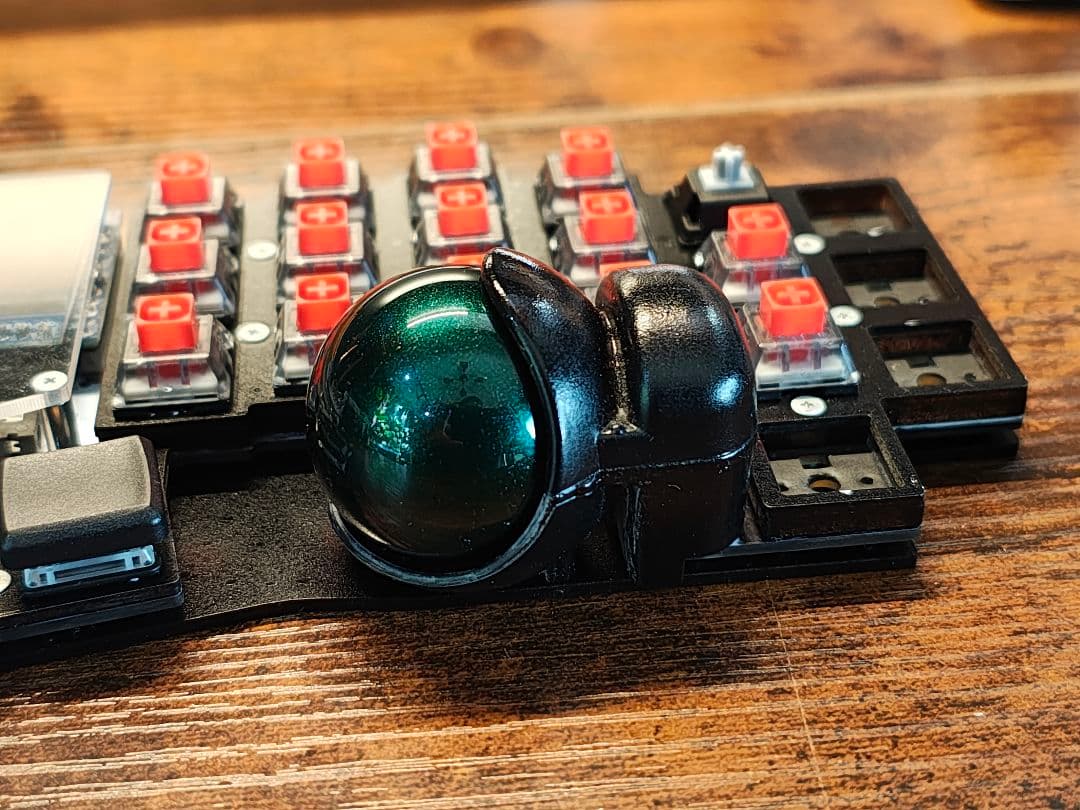 【分離キーボード】Keyball44【一部キー反応なし】