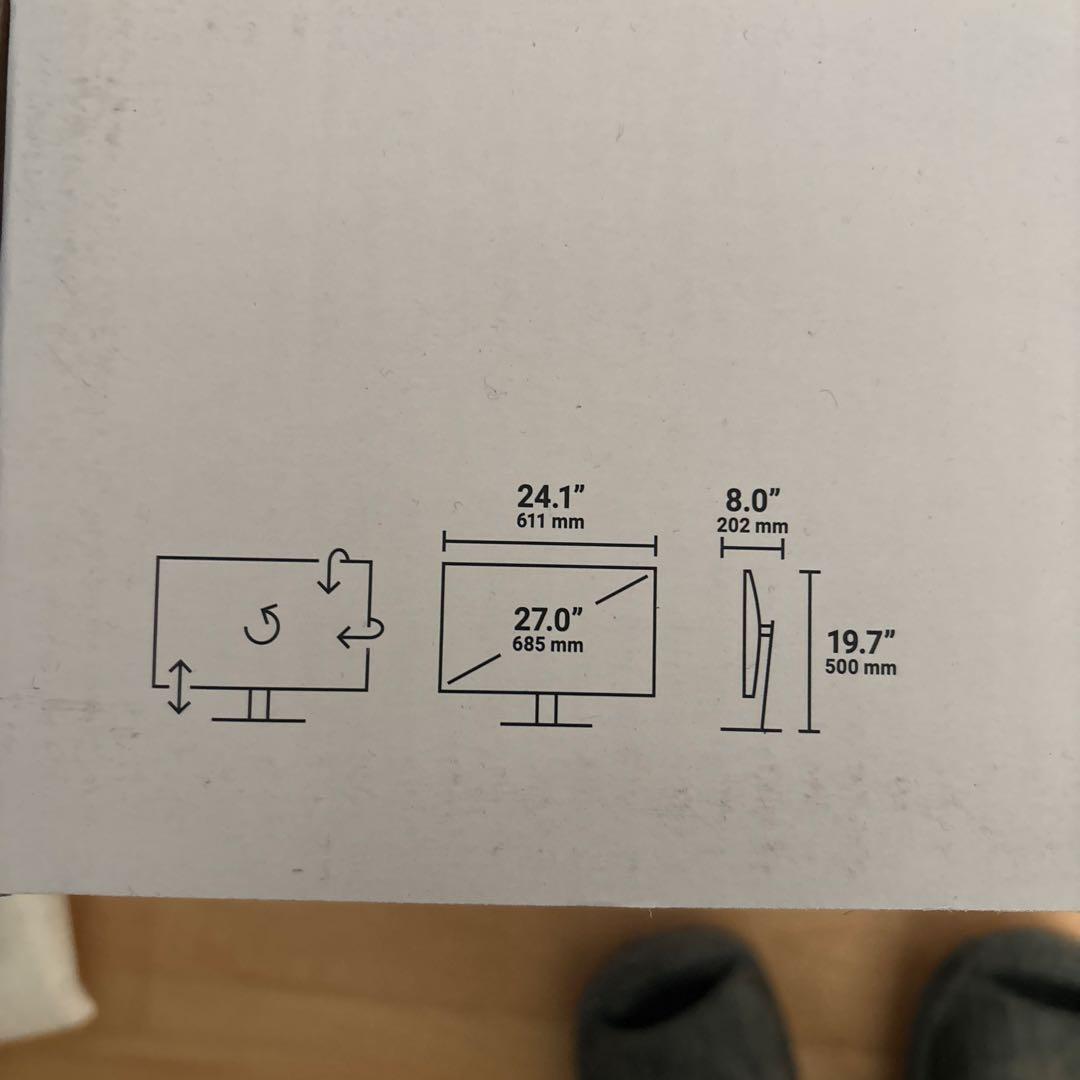 新品未開封 Dell 27インチWQHDモニター S2725DC 2026年購入
