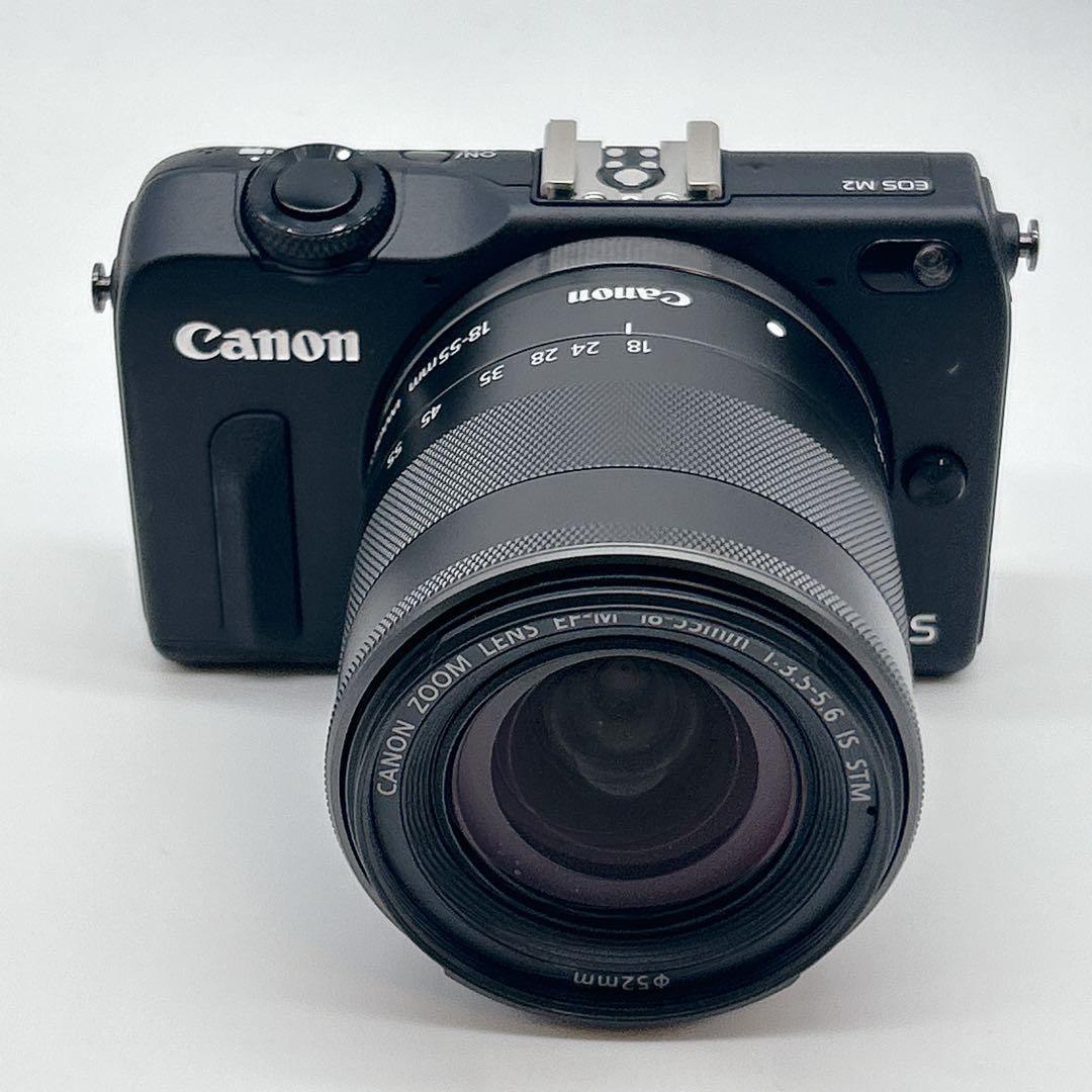 【極美品】Canon EOS M2 18-55mmレンズキット Wi-Fi機能