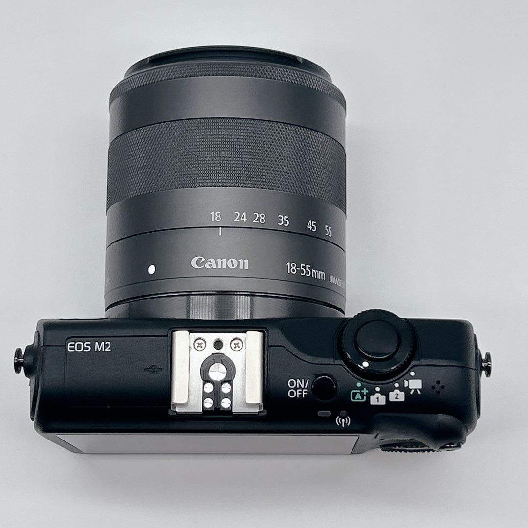【極美品】Canon EOS M2 18-55mmレンズキット Wi-Fi機能
