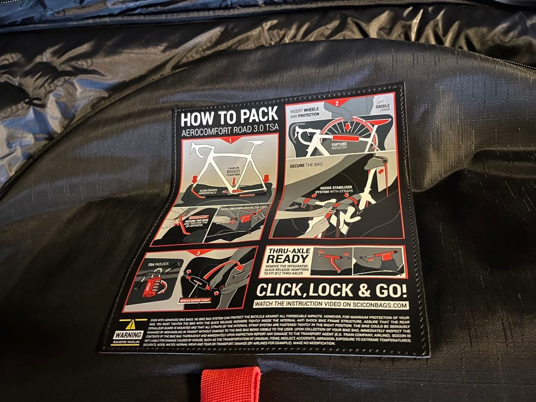 SCICON AEROCOMFORT ROAD 3.0 TSA 自転車バッグ