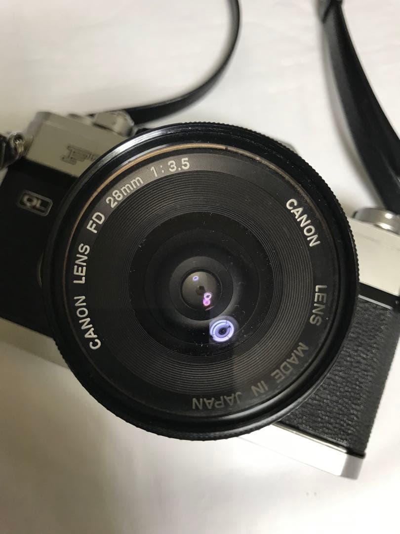 CanonFTb一眼レフカメラ&レンズFD28㎜ F3.5 美品