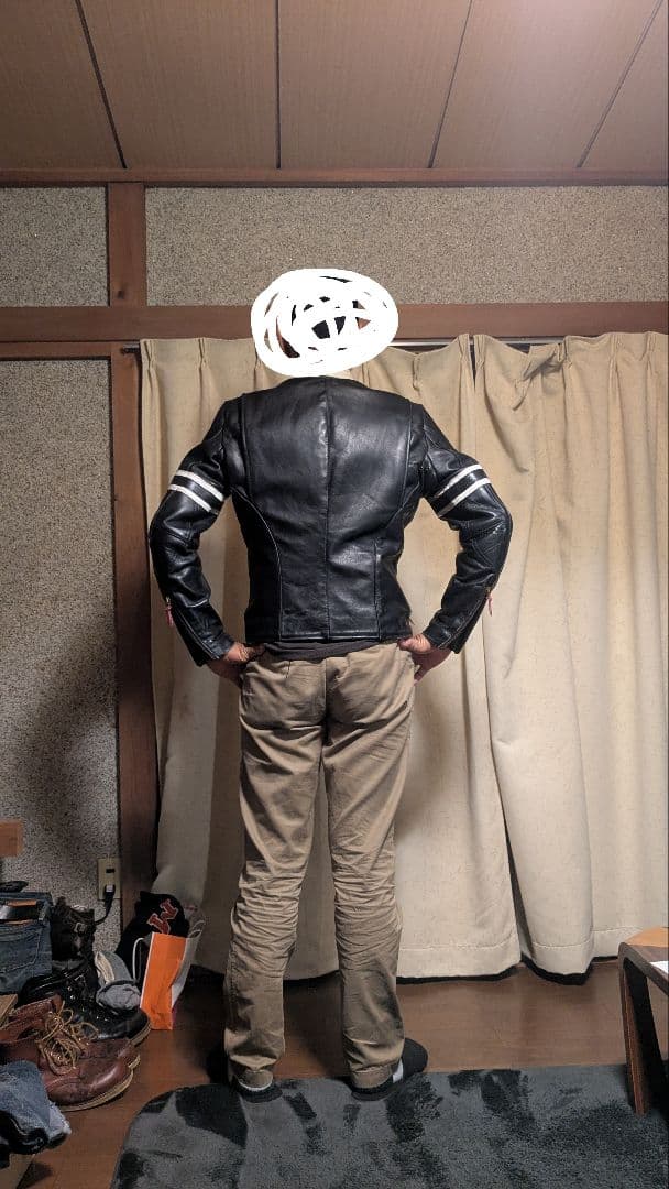 バンソン　rjp アメカジ　ライダースジャケット