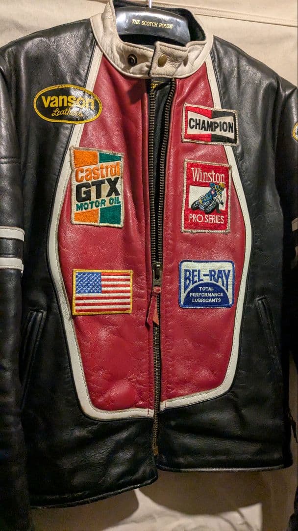 バンソン　rjp アメカジ　ライダースジャケット