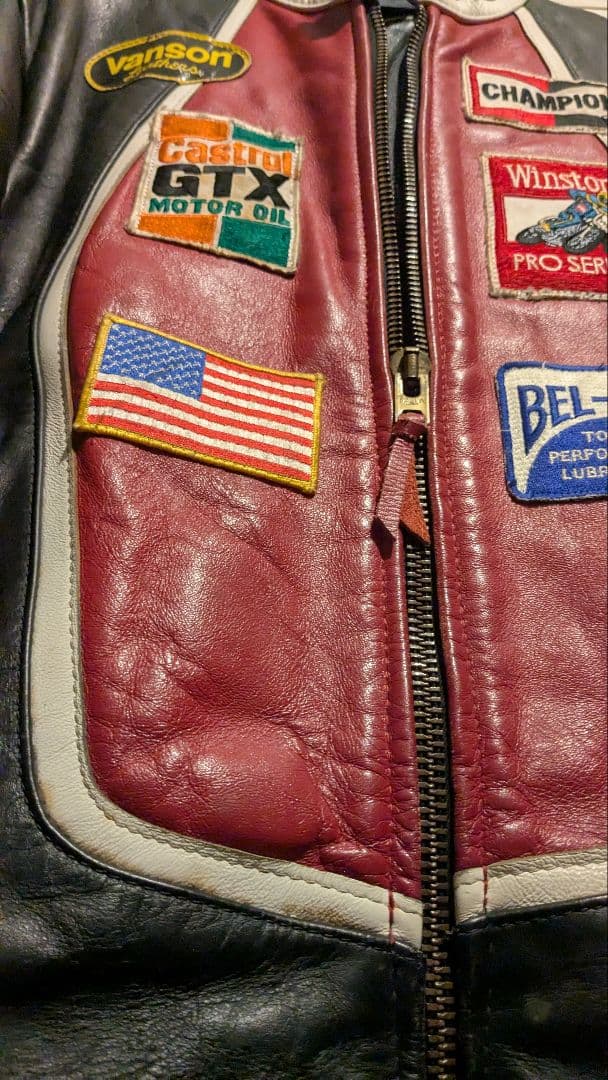 バンソン　rjp アメカジ　ライダースジャケット