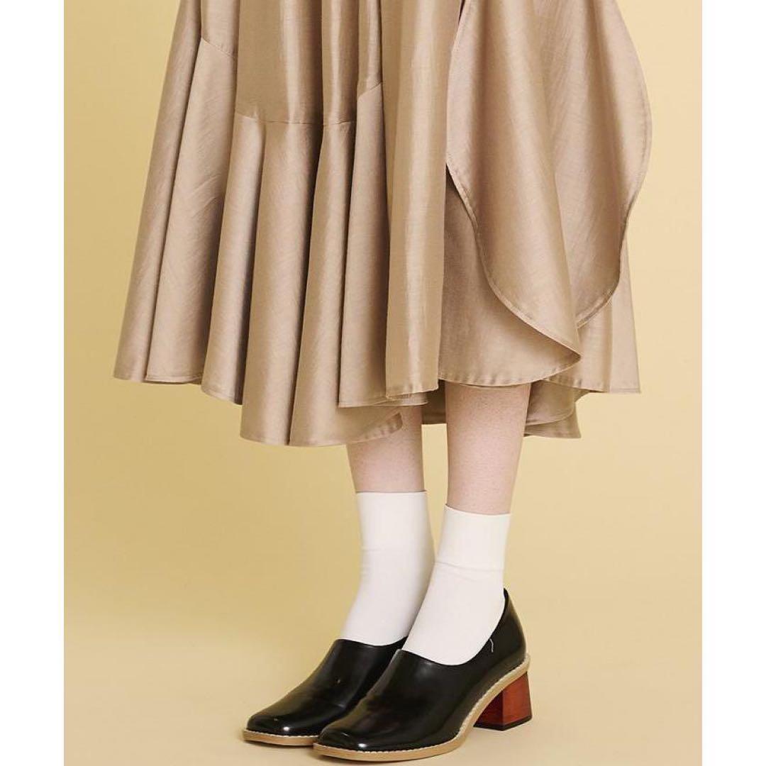 【user_f96b0ee5】 カラーブロックスクエアパンプス