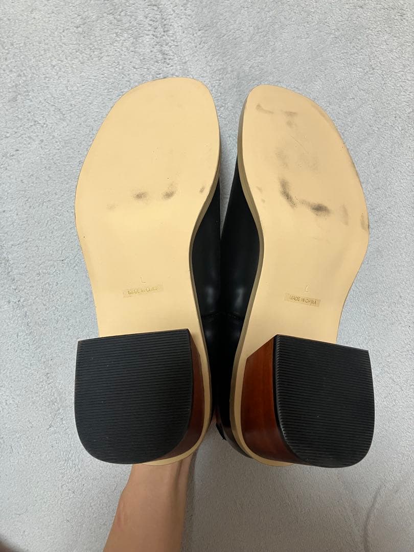 【user_f96b0ee5】 カラーブロックスクエアパンプス