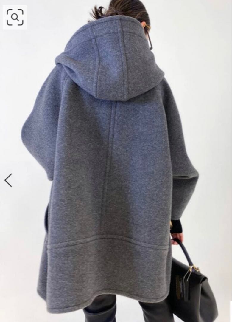 AP STUDIO ライトモッサフードコート　グレー