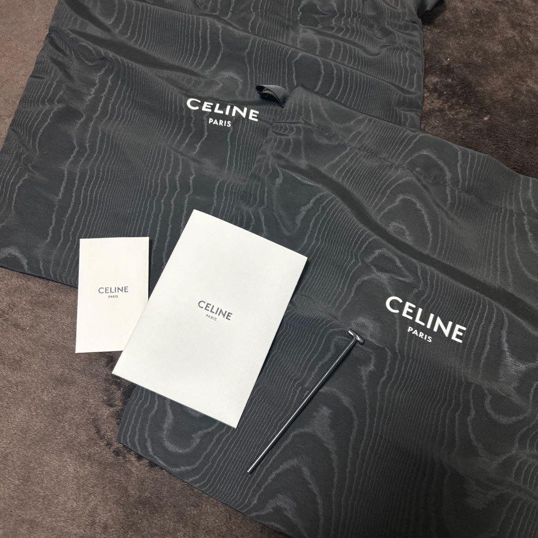 CELINE ブラック フリンジローファー