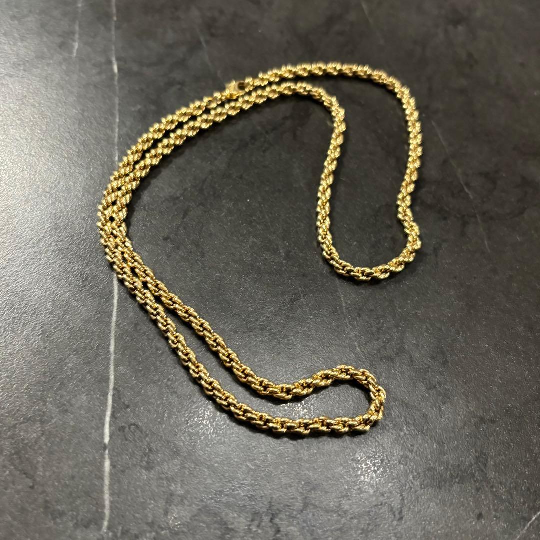 美品　クリスチャンディオール　チェーン　ゴールドネックレス