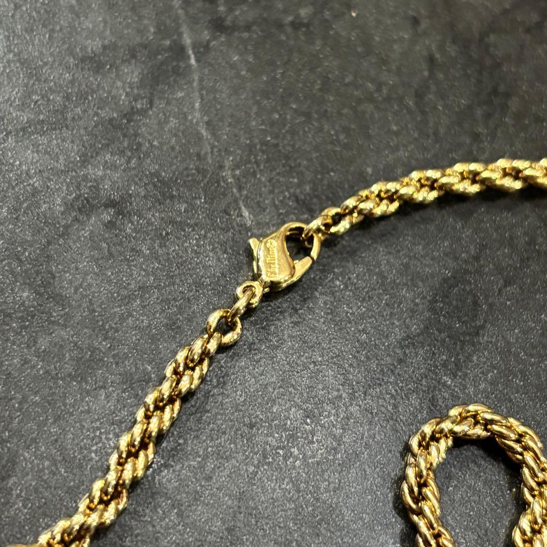 美品　クリスチャンディオール　チェーン　ゴールドネックレス