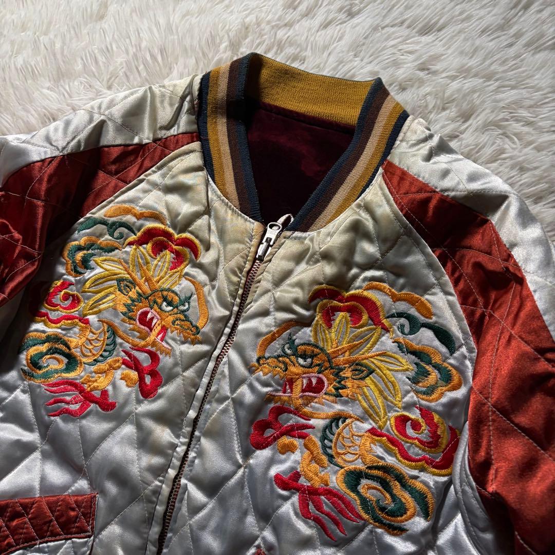 【雰囲気抜群】House of Blues スカジャン　リバーシブル　別珍　40