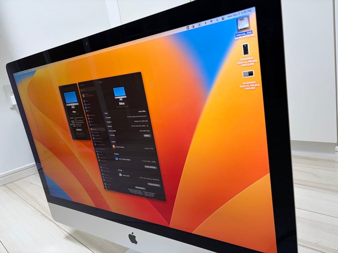 iMac 27インチ Intel Core i7 4.2GHz (A1419)