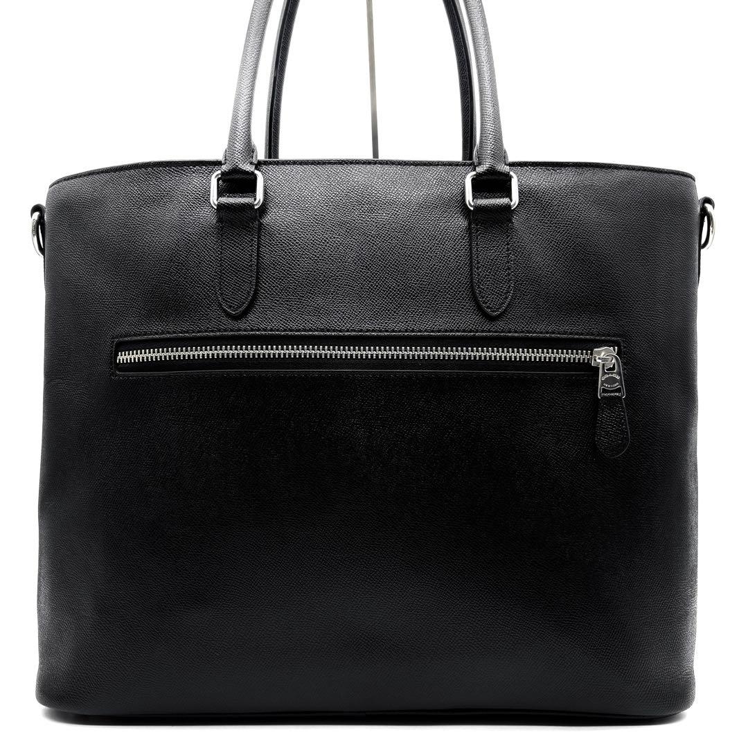 極美品 コーチ 2way ベケット トートバッグ ロゴ レザー 肩掛け A4可