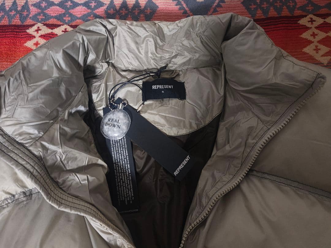 ✨REPRESENT Washed Puffer Jacket ダウンジャケット