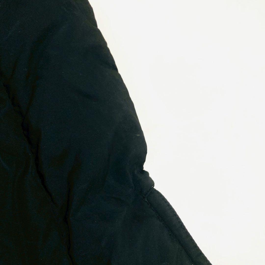 マックスマーラ　キューブ　リバーシブル　ダウンジレ　金ボタン　ロゴ刺繍　40