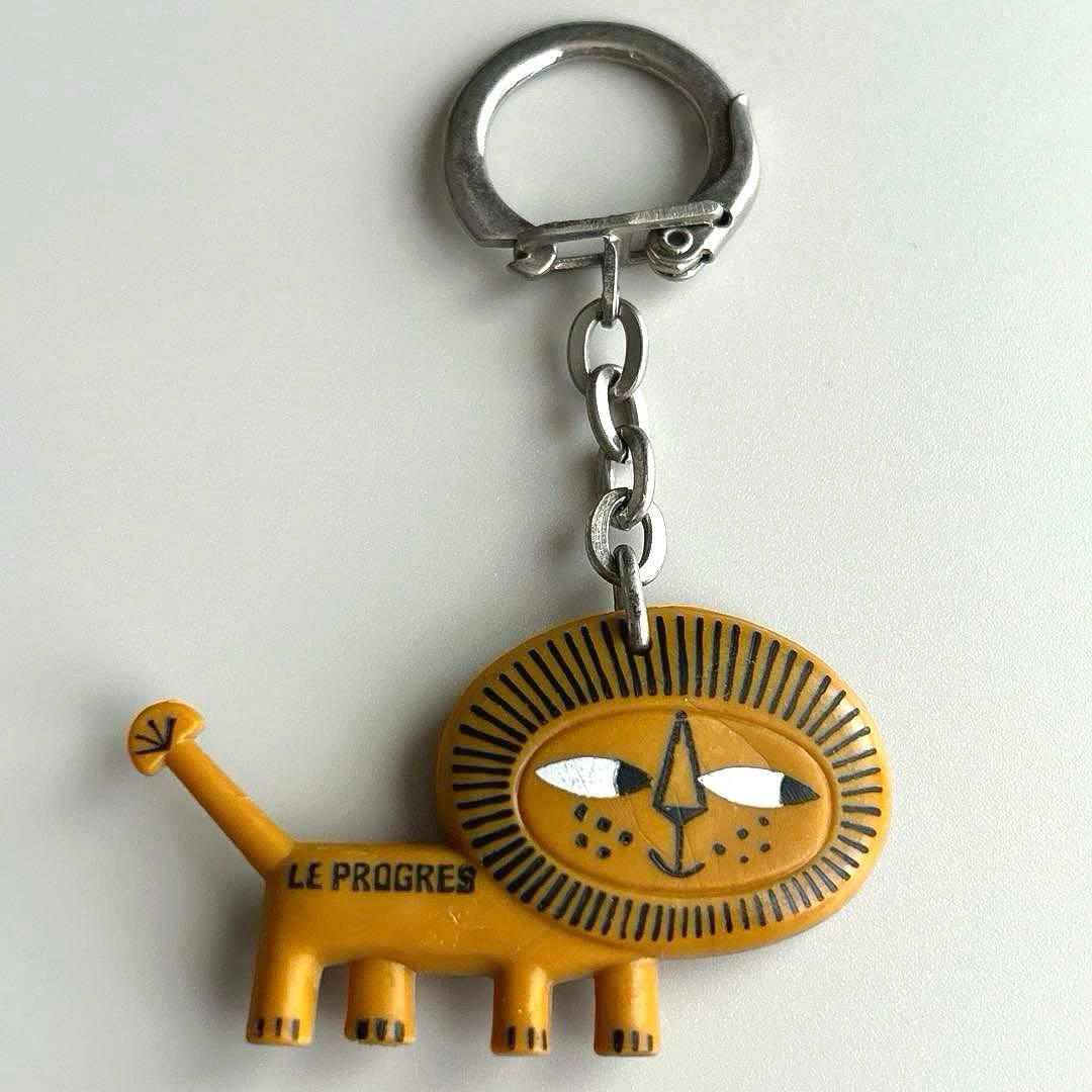 フレンチキーホルダー　LE PROGRES ライオン