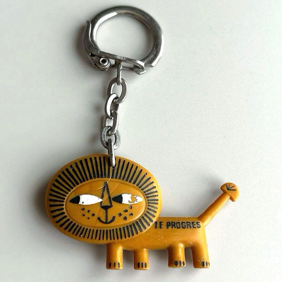 フレンチキーホルダー　LE PROGRES ライオン