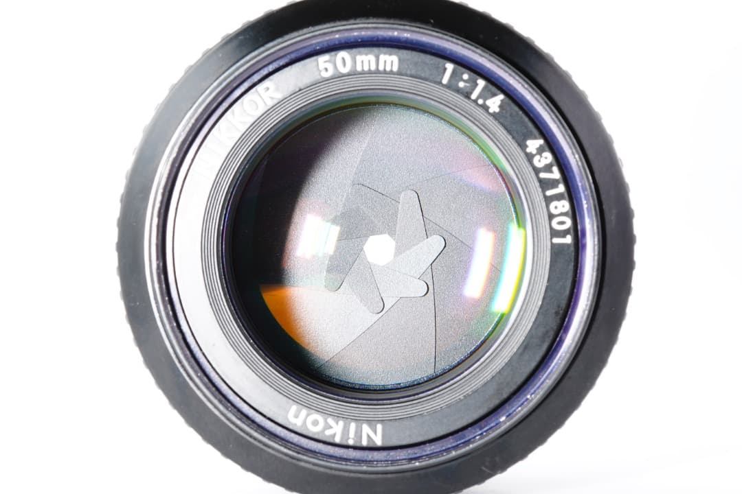 【極美品】動作◎ ニコン　Ai Nikkor 50mm F1.4 801