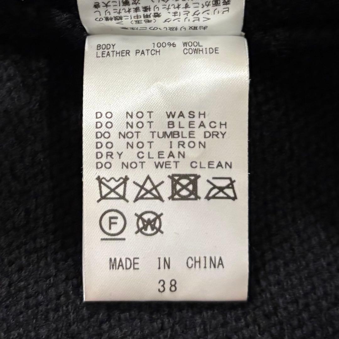 定価37400円 CINOH オーバーサイズ ハイネックニット 38 黒