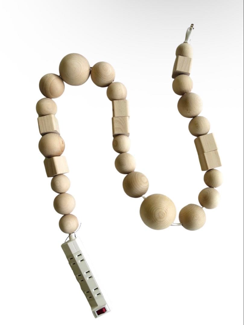 BLESS N°26 Cable jewelry Multiplug Wood