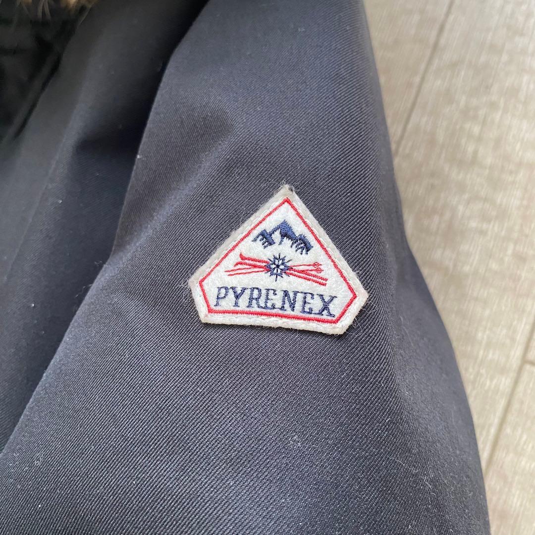 ピレネックス　ダウンコート　ブラック